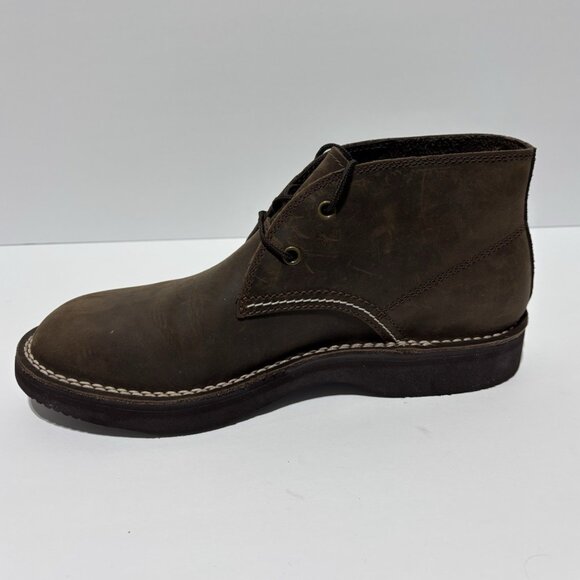 UGG Men’s Camino Chukka Boot Brown Leather, Size 8 M - Picture 2 of 8